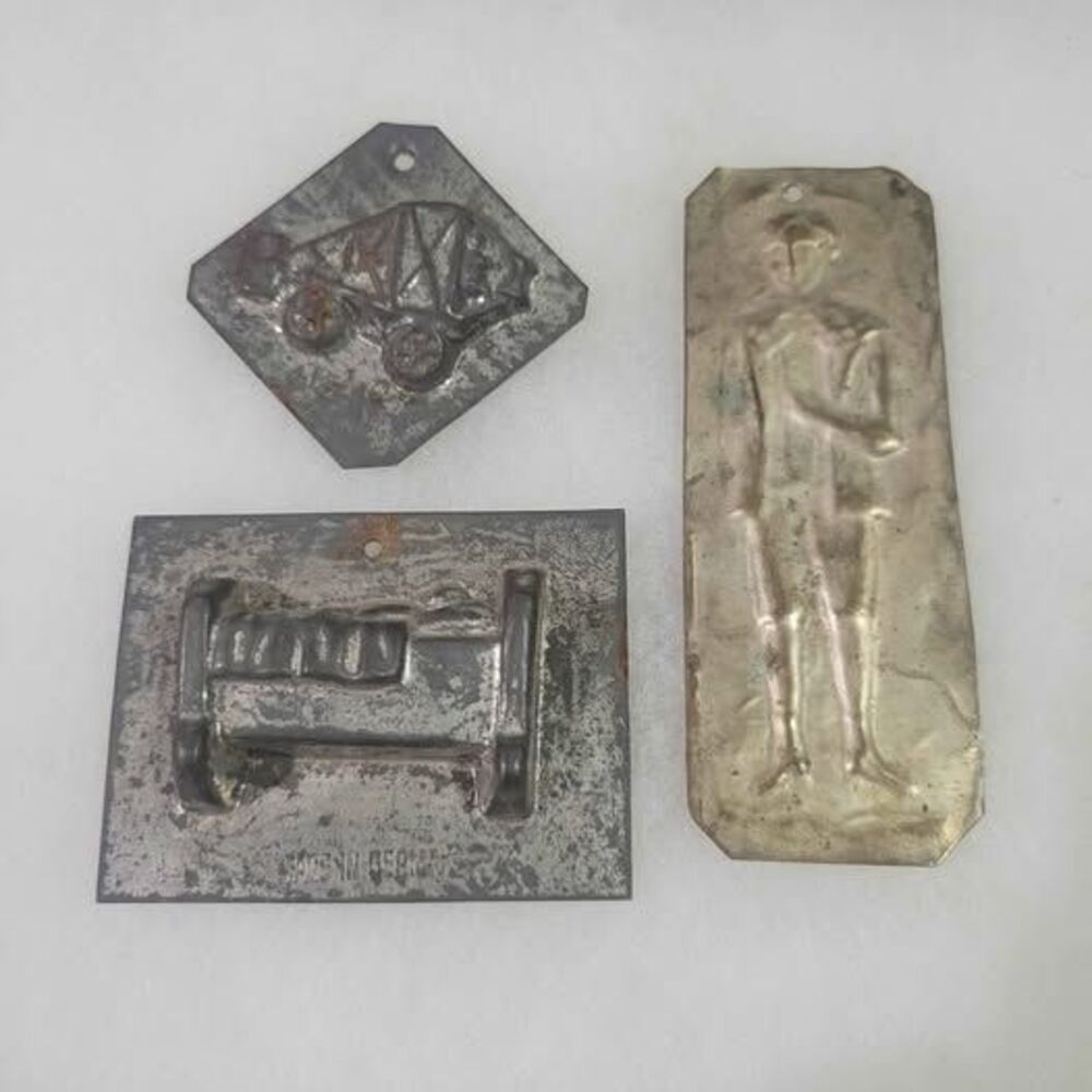 Antique Religious Ex-Voto Tamata Plaques - Set of 3